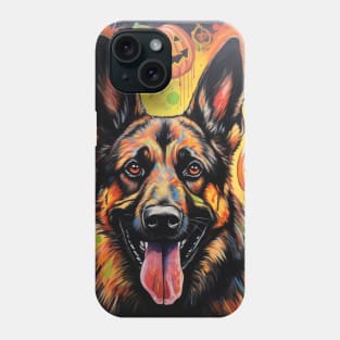 Halloween German Shepherd Phone Case