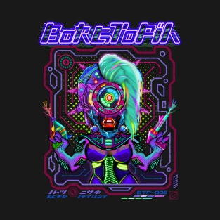 Cyberpunk Girl BoRGToPiA 005 T-Shirt