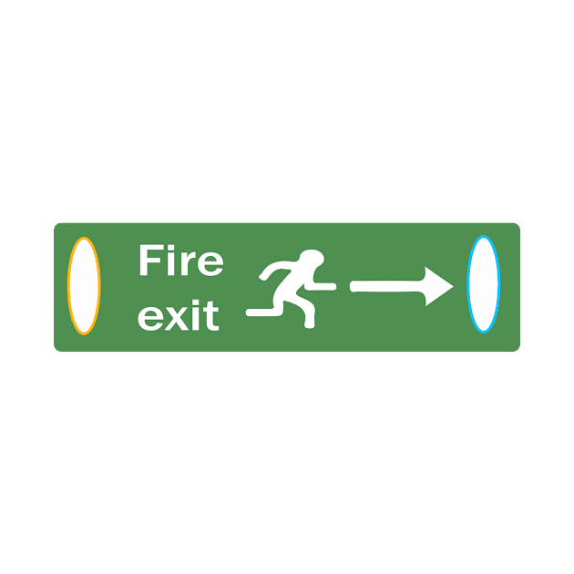 Fire Exit Portal by Nerdragedesigns