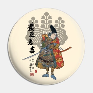 Toyotomi Hideyoshi Ukiyo-e Pin