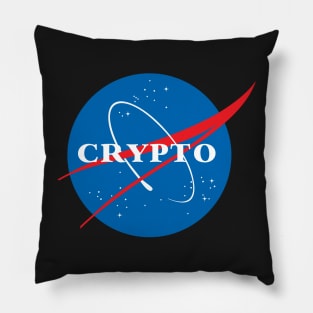 Crypto (NASA Logo) Parody Pillow