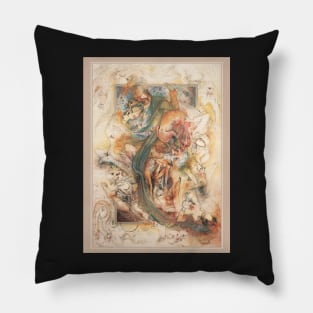 Iranian miniature art Pillow