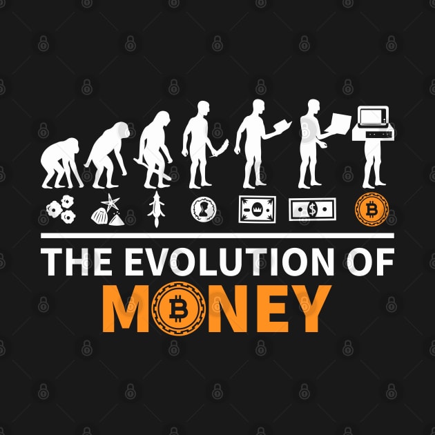 The Evolution of Money - Bitcoin - Cryptocurrency by OnyxBlackStudio