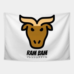 Ram Bam Goat Horns Tapestry