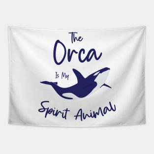 The orca is my spirit animal Tapestry