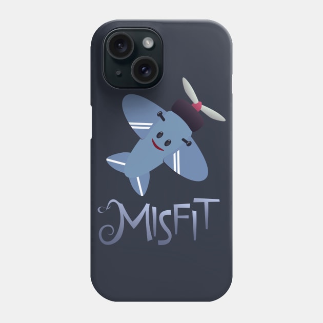 Misfit - Plane Phone Case by JPenfieldDesigns