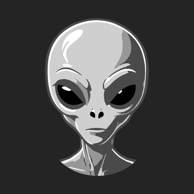 Grey Alien toon by roswellboutique