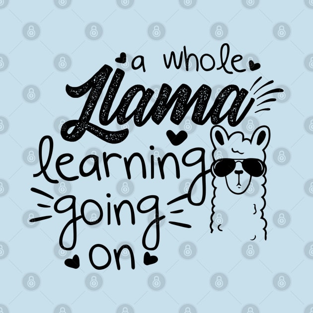 A Whole Llama Learning Going On by graphicganga