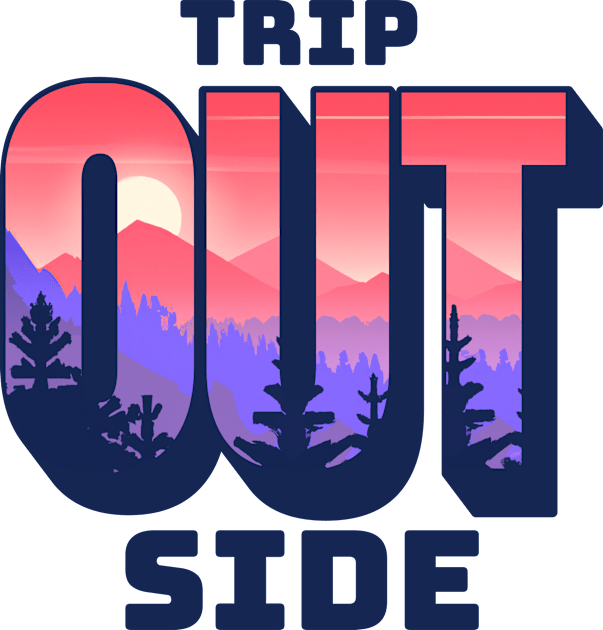 Trip Outside Nature Tripper Design Tee: Explore and Connect Kids T-Shirt by TeeTrendz