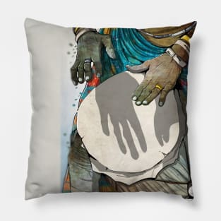 african drums Pillow