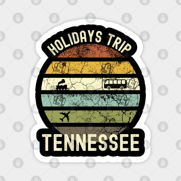 Holidays Trip To Tennessee, Family Trip To Tennessee, Road Trip to Tennessee, Family Reunion in Tennessee, Holidays in Tennessee, Vacation Magnet by DivShot 