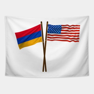 American Armenian Flag Tapestry