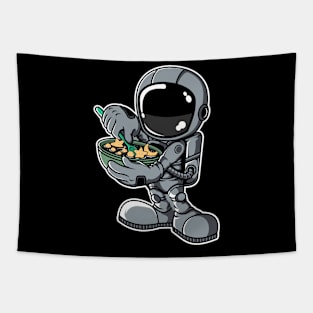 Astronaut Star Flakes Tapestry