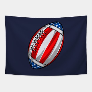 American Football American Flag Tapestry