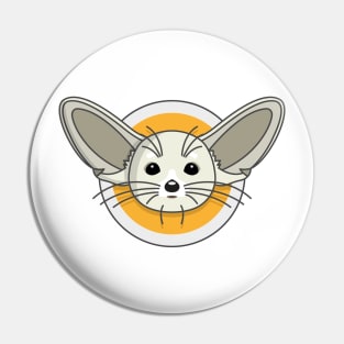 Fennec fox logo Pin