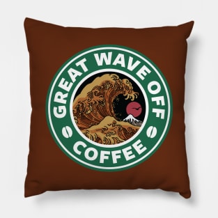 Great Wave Off Coffee Pillow