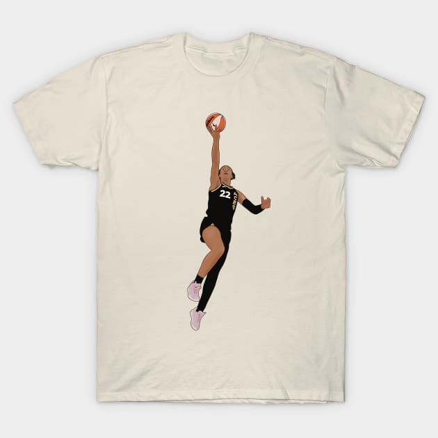 Hevding A'ja Wilson Las Vegas Aces T-Shirt