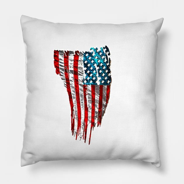 America Pillow by T-Shirt King