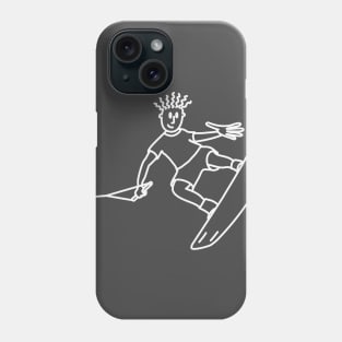 Dude wakeboarding Phone Case