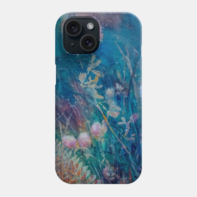 Botanical watercolor painting Phone Case by redwitchart