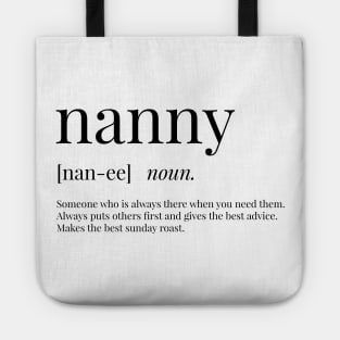 Nanny Definition Tote