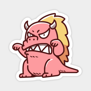 Angry Red Zilla Magnet