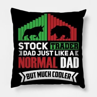 Cool Dads Trade Stocks Pillow