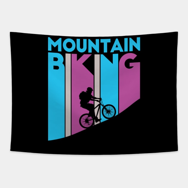 Mountain Biking Tapestry by slawisa