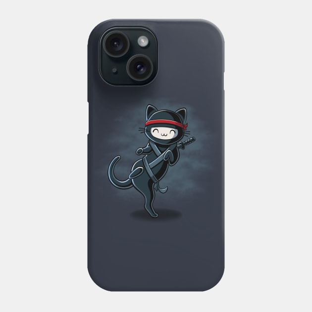 Ninja Cat Phone Case by SJayneDesign