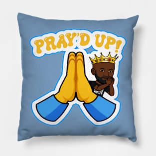 Pray'd Up Emoji Pillow