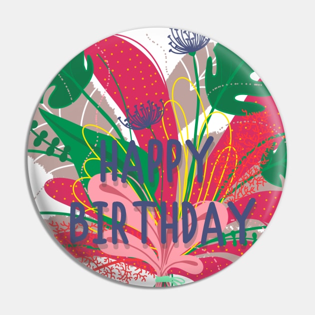 HAPPY BIRTHDAY Pin by MAYRAREINART