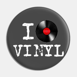 I heart Vinyl Pin