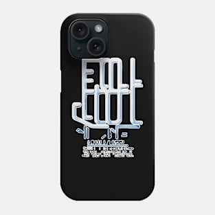 Text imagine retro style art design Phone Case