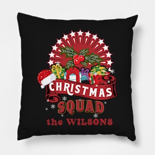 Christmas Family Squad the Wilsons Pillow