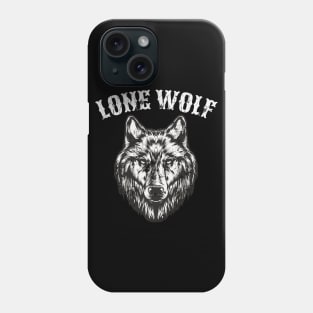 Lone Wolf Full Moon Biker Men Gift Phone Case