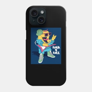 cool-monster-playing-guitar Phone Case