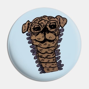 CATERPILLAR DOG Pin