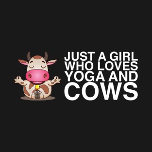 Cowgirl Yoga Yogi Girl Farm Lovers T-Shirt