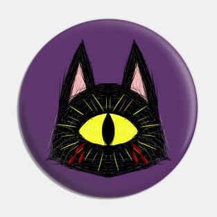 Occult Cat Pin