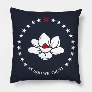 New Oxford Mississippi State Flag // Magnolia Stage Flag MS Pillow
