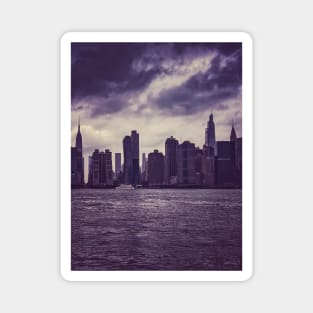 Manhattan Skyscrapers Skyline New York City Magnet