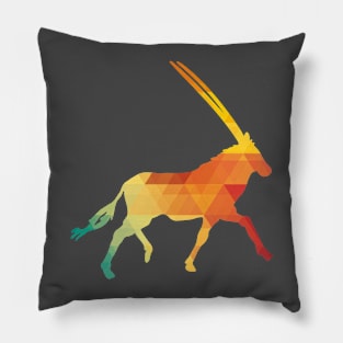 Gemsbok Harlequin Pillow