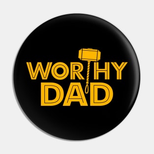 Best Dad Superhero Gift For Father's Day Pin