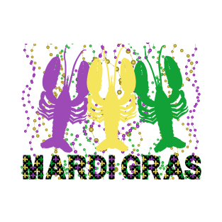 Mardi Gras Crawfish Seafood Party. T-Shirt