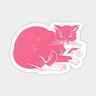 Pink Cat Magnet