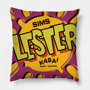 Sims Lester Kasai Skateboard Pillow
