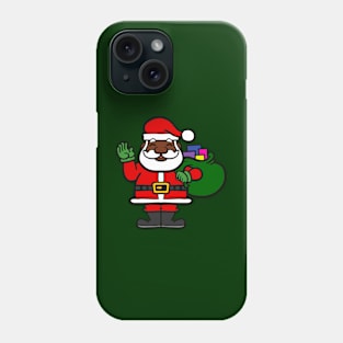 african black santa claus christmas Phone Case