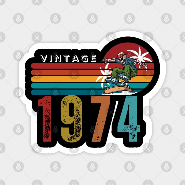 Vintage 1974 Magnet by Beyond TShirt