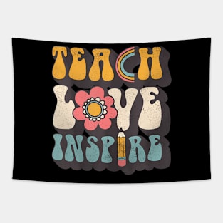 Teach Love Inspire Back To School Teacher Tapestry