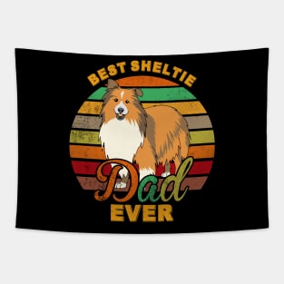 Best Sheltie Dad Ever Tapestry